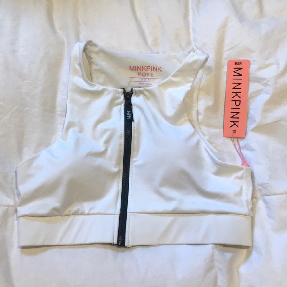 Crop top sports bra - Picture 1 of 2